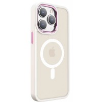 Чехол пластиковый Magsafe для iPhone 14 Plus (белый)